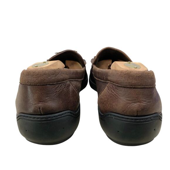 Bragano Loafers Mens 11.5M Brown Leather Tassel Kiltie Moccasin Made in Italy main image 7
